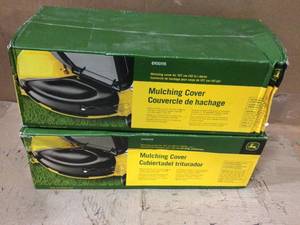 lot 17 image: John Deere 42 in. Mulch Cover Customer Returns See PicturesCustomer Returns See Pictures
