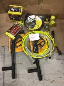 lot 44 image: Assorted Lot of Pressure Washer accessories see pictures