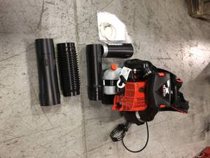 lot 112 image: 220 MPH 1110 CFM 79.9 cc Gas 2-Stroke Backpack Blower with Tube-Mounted Throttle by ECHO