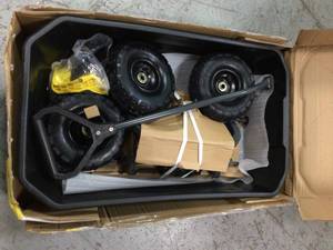 lot 115 image: 4 cu. ft. Poly Garden Dump Cart by GORILLA CARTS