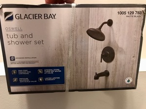 Glacier Bay - Tub and Shower Set (Matte Black)