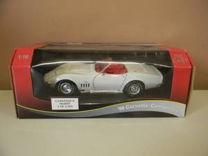 lot 11 image: 118 SCALE DIE-CAST - REVELL MONOGRAM CANNADAYS HOBBY 1 OF 2,502. 1969 CORVETTE CONVERTIBLE NEW IN BOX. GREAT PIECE - SEE PICTURES.