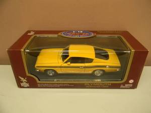 lot 31 image: 118 SCALE DIE-CAST - ROAD LEGENDS 1969 PLYMOUTH BARRACUDA. NEW IN BOX. GREAT PIECE - SEE PICTURES.