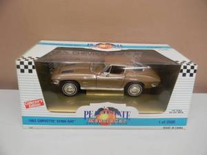 lot 63 image: 118 SCALE DIE-CAST - PEACHSTATE MUSCLE CAR 1963 CORVETTE STINGRAY - NEW IN BOX - AWESOME, GREAT PIECE - SEE PICTURES