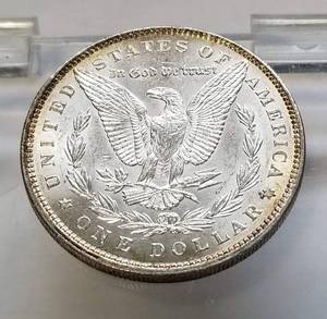 lot 12 image: 1896 MORGAN SILVER DOLLAR UNC
