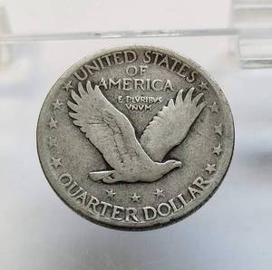 lot 21 image: 1927-S STANDING LIBERTY QUARTER