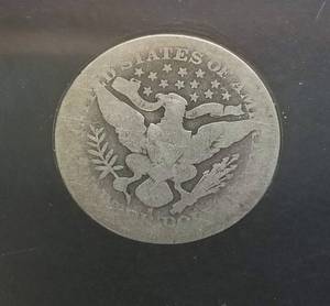 lot 33 image: 1892-S BARBER QUARTER FIRST YEAR OF SERIES