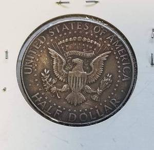 lot 58 image: 1964-D KENNEDY SILVER HALF DOLLAR