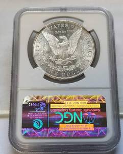 lot 36-A image: 1881-S MORGAN SILVER DOLLAR MS62 NGC