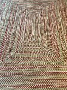 lot 18 image: Rectangular Braided Area Rug