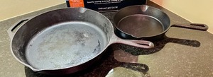 lot 73 image: Cast Iron Pot and Pans