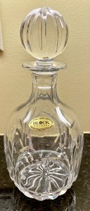 lot 81 image: Block Crystal Decanter