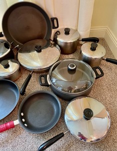 lot 202 image: Pots and Pans