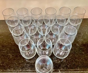 lot 210 image: Stemless Wine Glasses