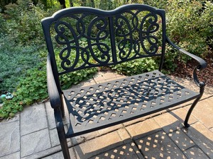 lot 213 image: Marvelous Metal Bench