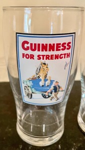 lot 217 image: 4 Guinness Glasses