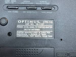 lot 105 image: Vintage Optimus Cassette Recorder With New in The Package Cassettes