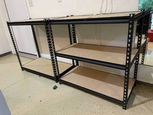 lot 131 image: 2 Garage Shelving Units