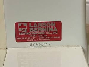 lot 155 image: Vintage Bernina Sewing Machine