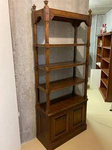 lot 163 image: Wooden Display Bookshelf Piece