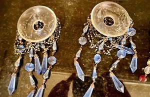 lot 325 image: Candle Decor Crystals Wax Catchers