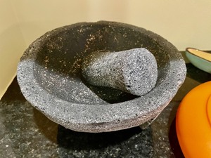 lot 327 image: Molcajete (guacamole making bowl) and More