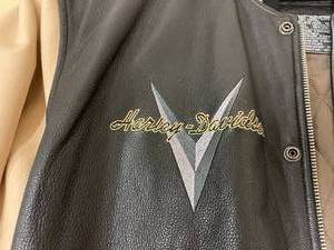 lot 261 image: Leather Harley Davidson Jacket