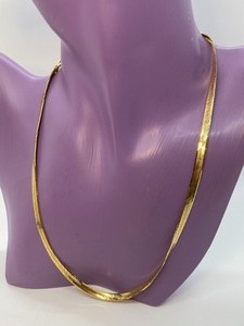 lot 356 image: 14k 19 Gold Chain Necklace