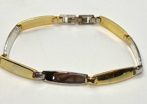 lot 363 image: Two Tone Sterling Bracelet