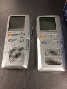 lot 35 image: Lot of 2 Olympus DS-4000 Digital Voice Recorders, OneTouch UltraMini Blood Glucose Monitoring System, and Maxtec MaxO2 Oxygen Analyzer