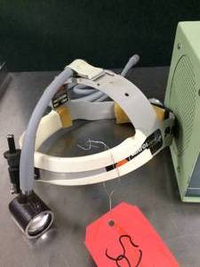 lot 47 image: ACMI 95 Fiber Optic Light Supply With Applied Fiberoptics Fiberoptic Headlight - Great Working Condition
