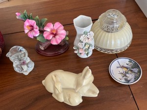 lot 45 image: Pumpkin, Ceramic Deer, Car, Bear Vase
