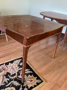 lot 63 image: Antique Flip Top Table