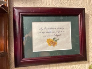 lot 70 image: Rooster Picture, Bird Clock, Friend Picture