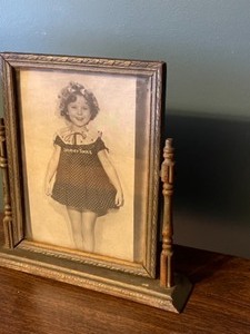 lot 134 image: Vintage Shirley Temple Picture and Frame