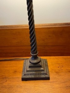 lot 166 image: Lamp and Star Candle Holders