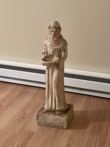 lot 209 image: St. Francis Statue
