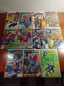lot 25 image: 11 Superman Comics