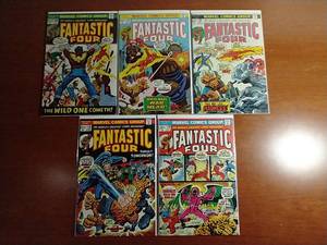 lot 35 image: Fantastic Four #136-140