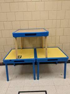 lot 356 image: Set of (3) Perfect Preschool Tables