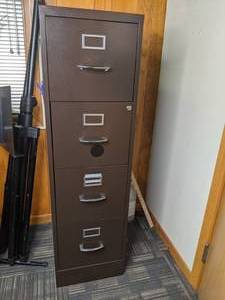 lot 328 image: Filing Cabinet - 4 Drawer