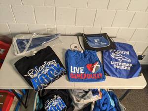 lot 163 image: Mixed Lot of Pilgrims Bags, Shirts, & More.
