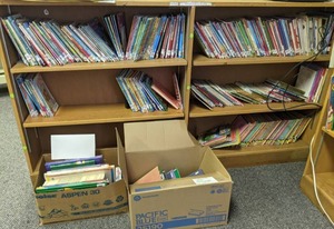 lot 141 image: Large Bookshelf w Large Lot of Books (Lot 34)