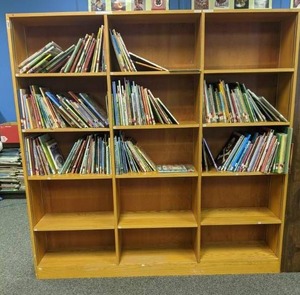 lot 146 image: (1) Bookshelf w Lot of Books (Lot 12)