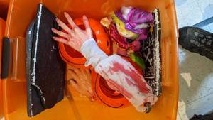 lot 218 image: Large Lot of Halloween Decor