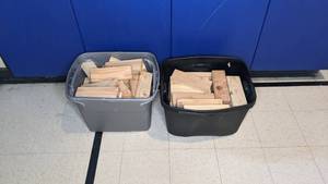 lot 206 image: Set of (100) Wooden Blocks