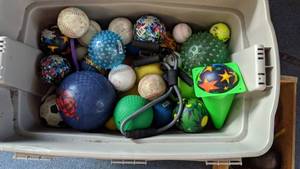 lot 202 image: A Lot of Balls and Other Sports Equipment