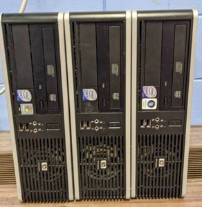 lot 191 image: Set of (3) Dell Computers