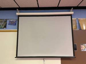 lot 238 image: ViewSonic PJ759 Projector with Luma Projection Screen