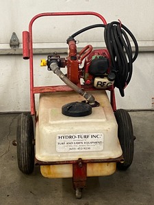 lot 6 image: HydroTurf Wheeled Sprayer Tank